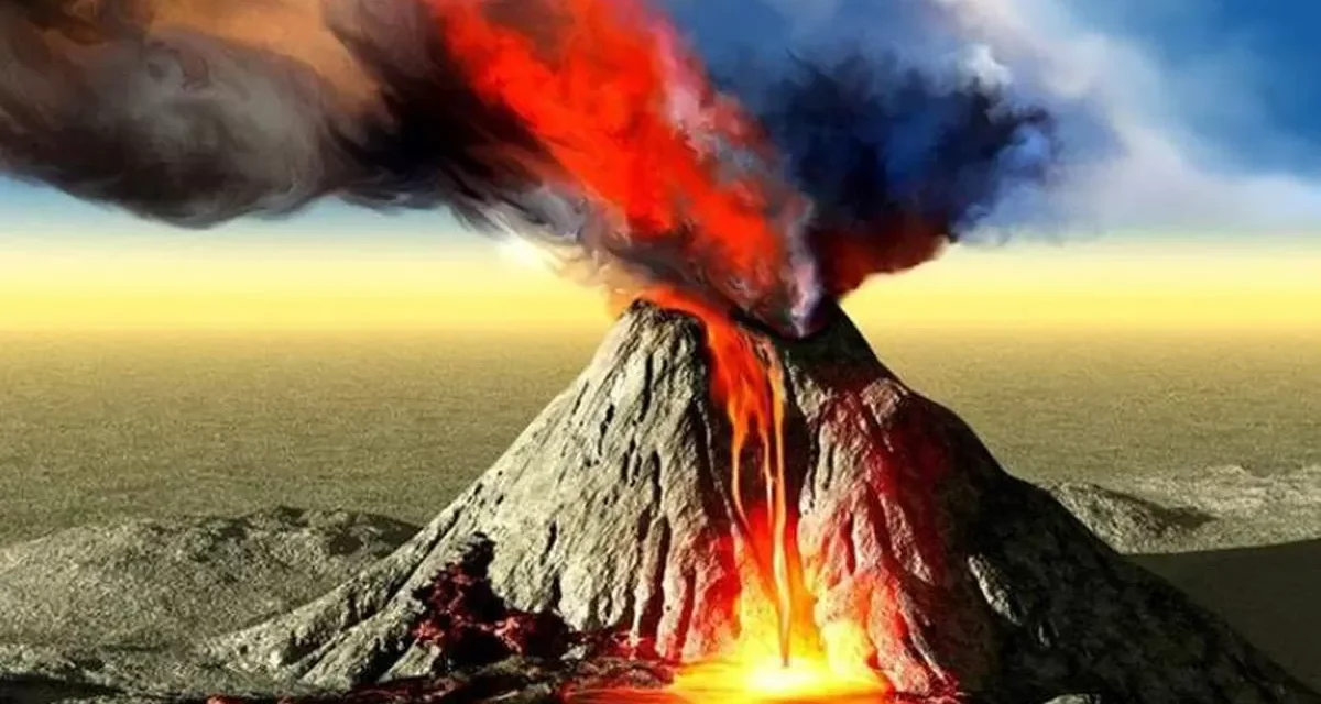 Bentang Alam Gunung Yang Memiliki Letusan Dahsyat