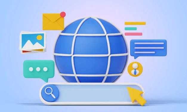 Halaman Digital Website Yang Menampilkan Browsing