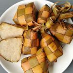 Makanan Tradisional Ketupat Indonesia Dari Bahan Beras