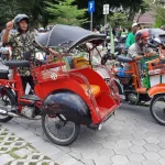 Transportasi Betor Becak Motor Yang Unik
