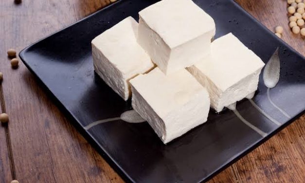 Endapan Bahan Baku Sebuah Kacang Kedelai Menjadi Tahu